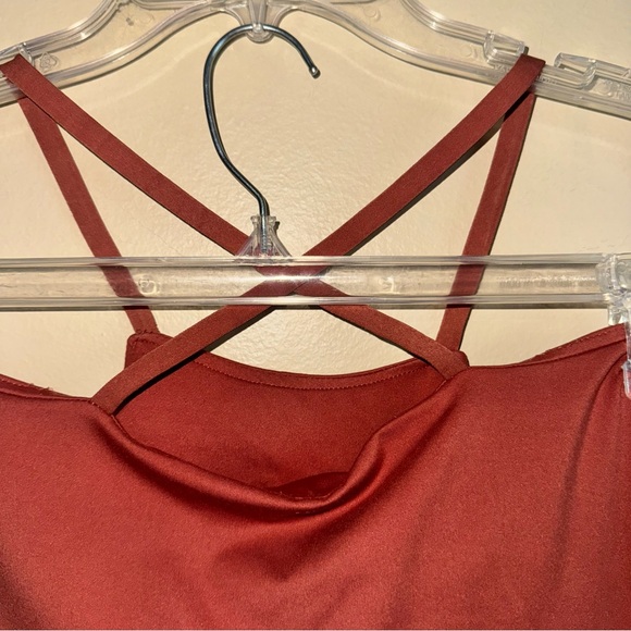 MWL Madewell Weathered Brick Flex Fitness Dress Size L NWOT! - Picture 7 of 11